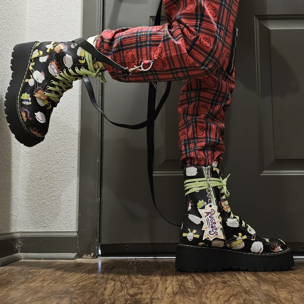 Dolls Kill x Rugrats Combat Boots